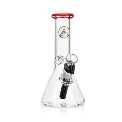 Ritual Smoke - Daily Driver 8" Beaker w/ American Color Accents - Crimson - Headshop.com