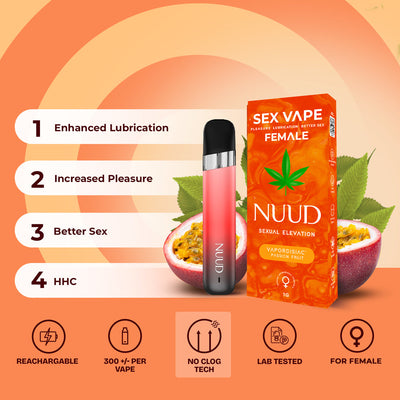 NUUD FEMALE VAPORDISIAC Passion Fruit