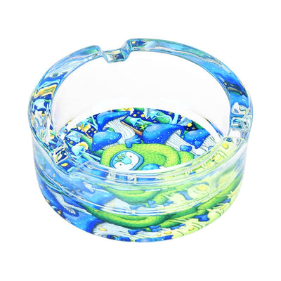 Pulsar Design Series Round Glass Ashtray - 3.4" / 6ct