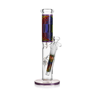 Ritual Smoke - Prism 10" Glass Straight Tube - Purple - Headshop.com