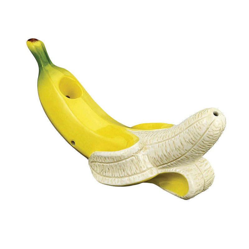 Blissful Banana Ceramic Hand Pipe - 9" - Headshop.com