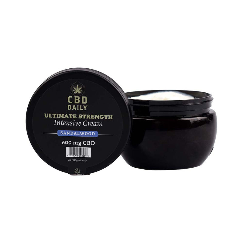 Earthly Body CBD Cream Sandalwood 5 oz. - Headshop.com