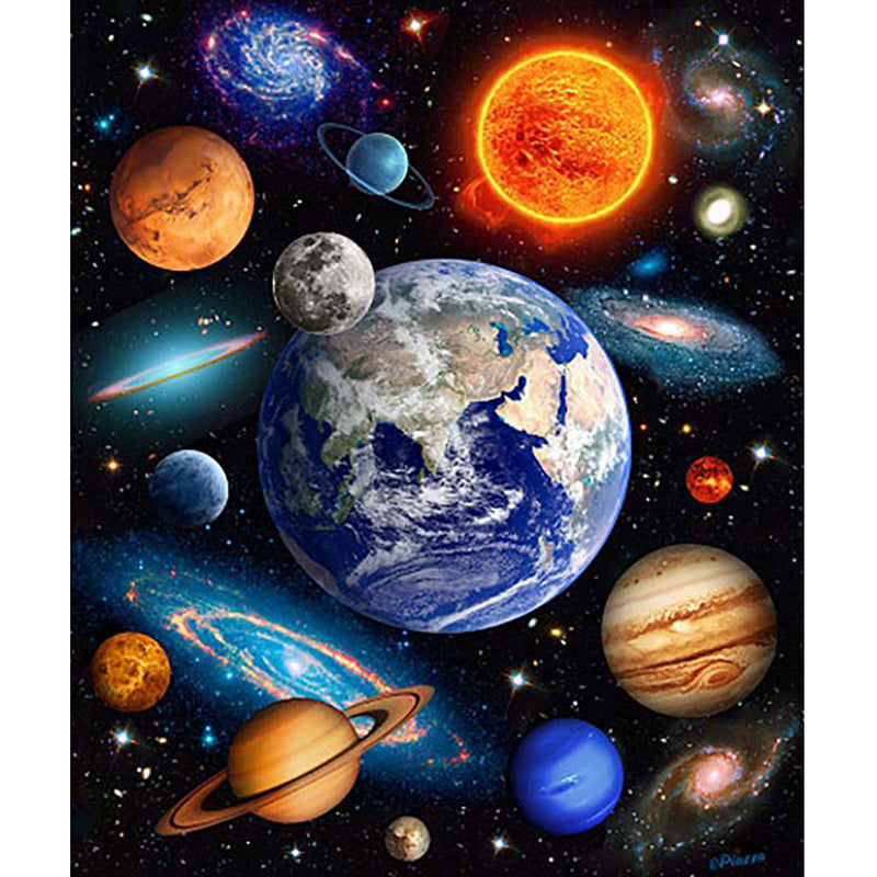 Solar Power Planetary Fleece Blanket - Headshop.com