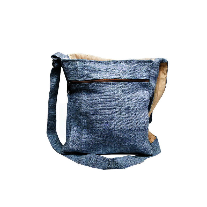 Core Hemp Crossbody Messenger Bag - Himal Blue - Headshop.com