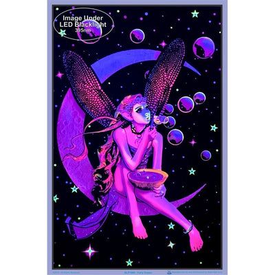 Fairy Dream Black Light Poster - 23"X35"