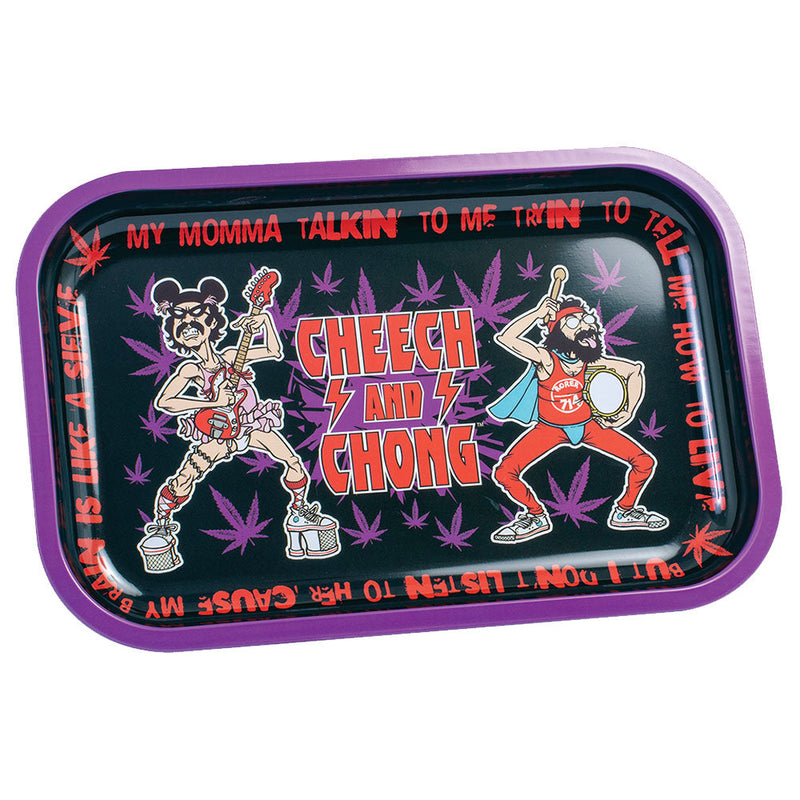 Cheech & Chong Metal Rolling Tray | Ear Ache - Headshop.com