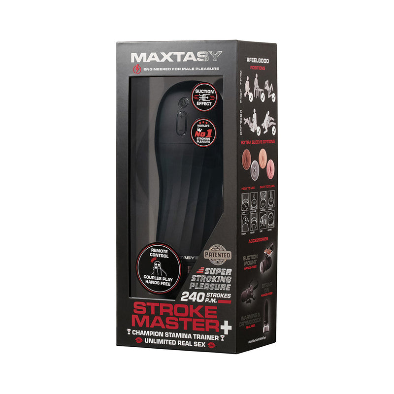 Maxtasy Stroke Master Realistic With Remote Nude Plus