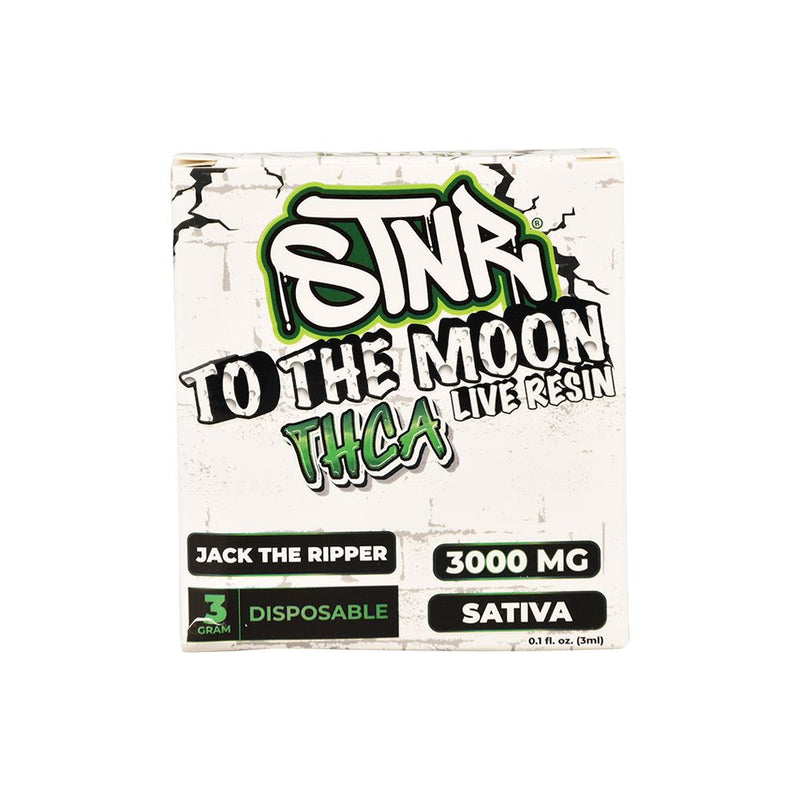 STNR To The Moon THCA Live Resin Disposable Vape | 3g | 6ct Display - Headshop.com