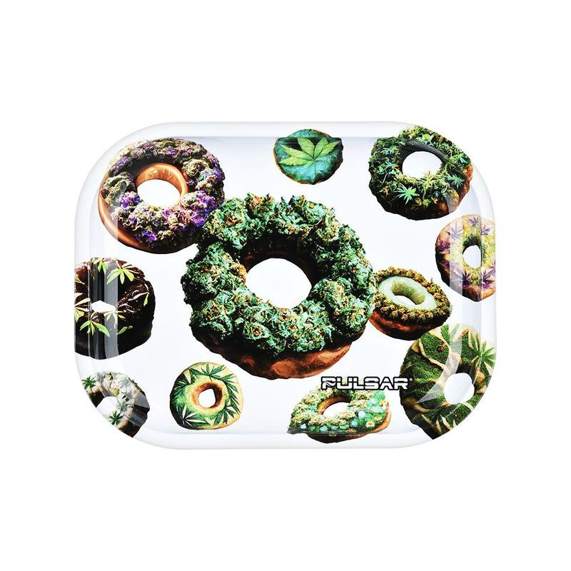 Pulsar Mini Metal Rolling Tray - Forbidden Donuts / 7"x5.5" - Headshop.com