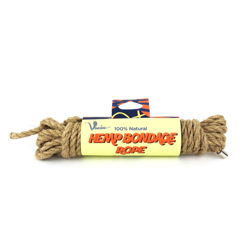 Natural 100% Hemp Bondage Rope 5 meters - Headshop.com