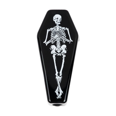 Skelly's Coffin Glass Hand Pipe - 3.75"