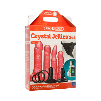 Vac-U-Lock Crystal Jellies Set PINK