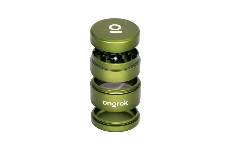 Ongrok Mini 4 Piece EZ Grinder (2.2 inch) - Headshop.com