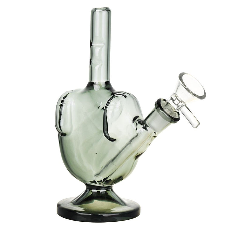 I Salute You Glass Water Pipe - 6.5" / Colors Vary - Headshop.com