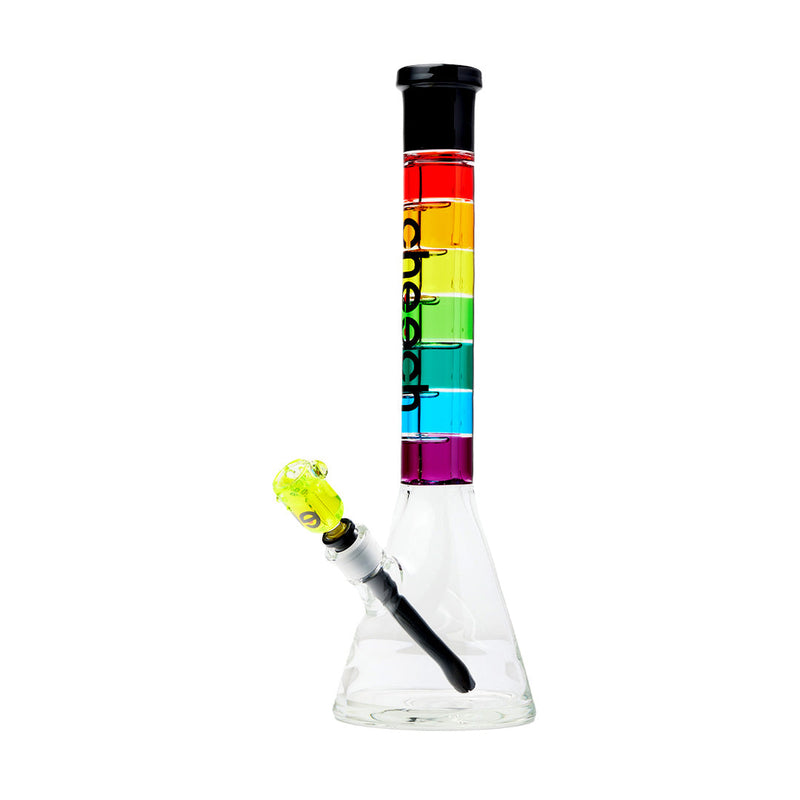 Cheech Glass 18" Rainbow Glycerin Water Pipe - Headshop.com