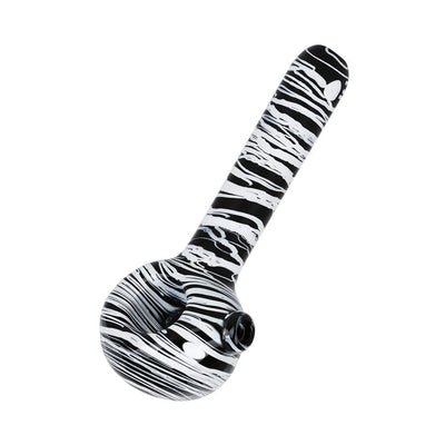 Meditation In Contrast Glass Spoon Pipe - 4.5"