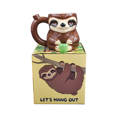 Stoned sloth mug pipe - Headshop.com