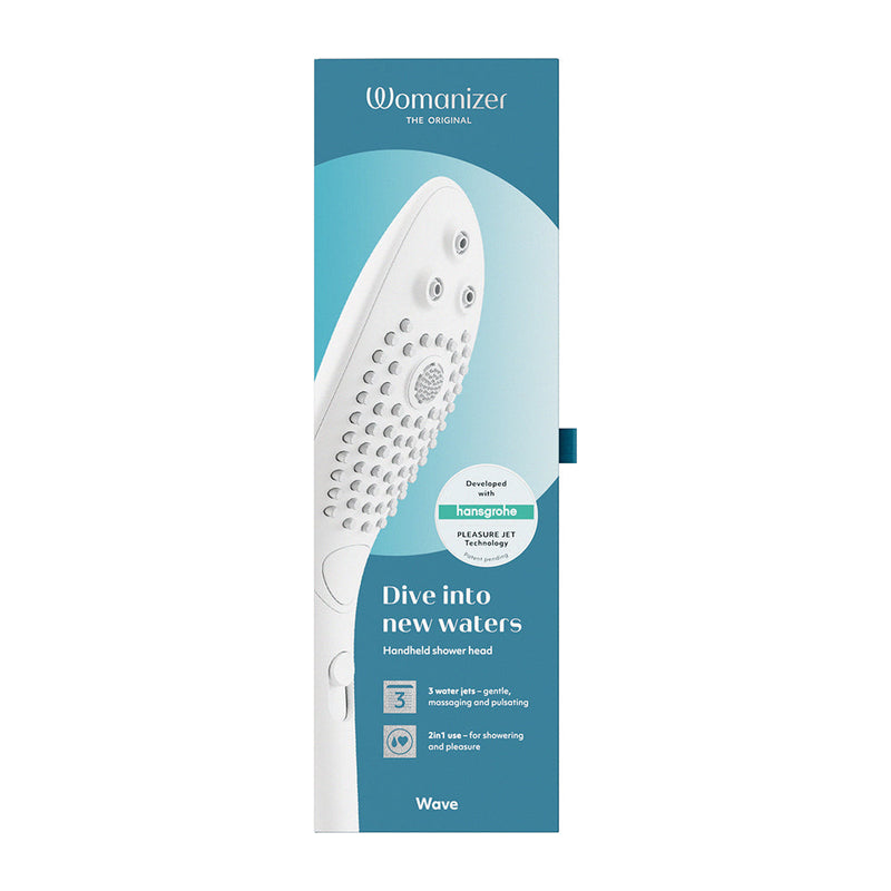 Womanizer Wave Shower Head Masturbator White