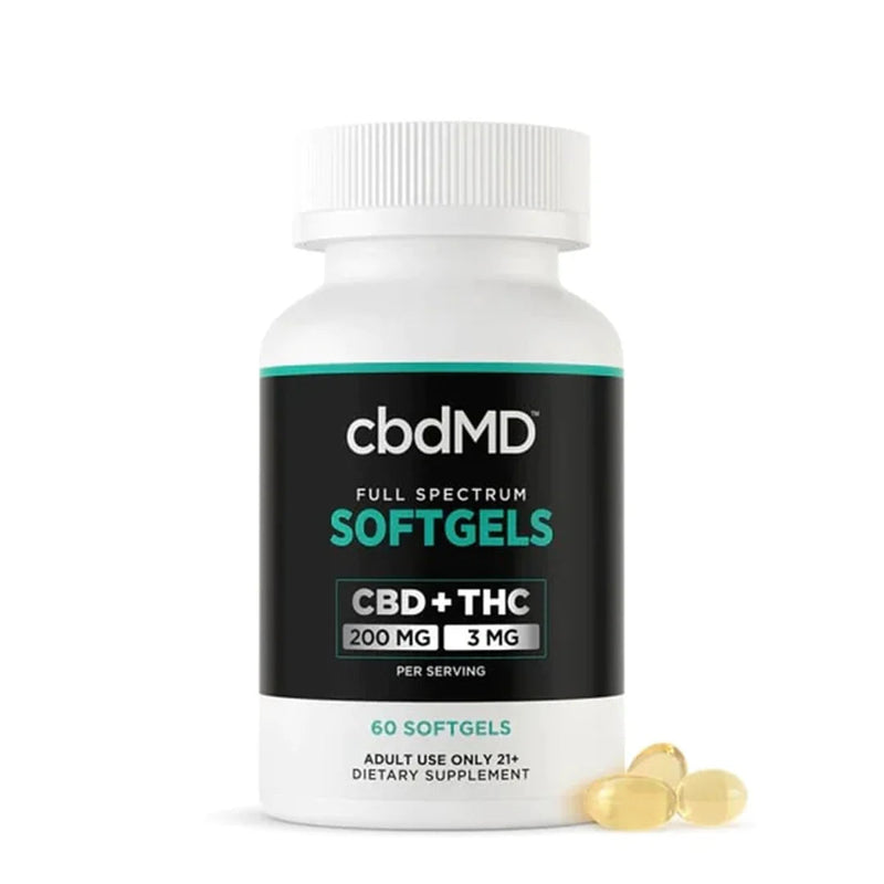 cbdMD Full Spectrum CBD Softgels - (1500MG - 6000MG) - Headshop.com