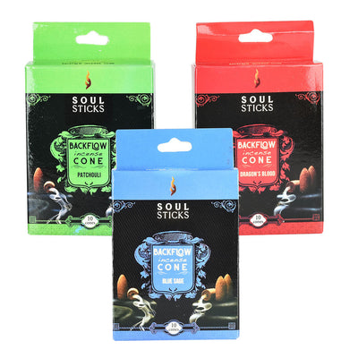 12PC BOX - Backflow Incense Cones - Asst Scents - Headshop.com