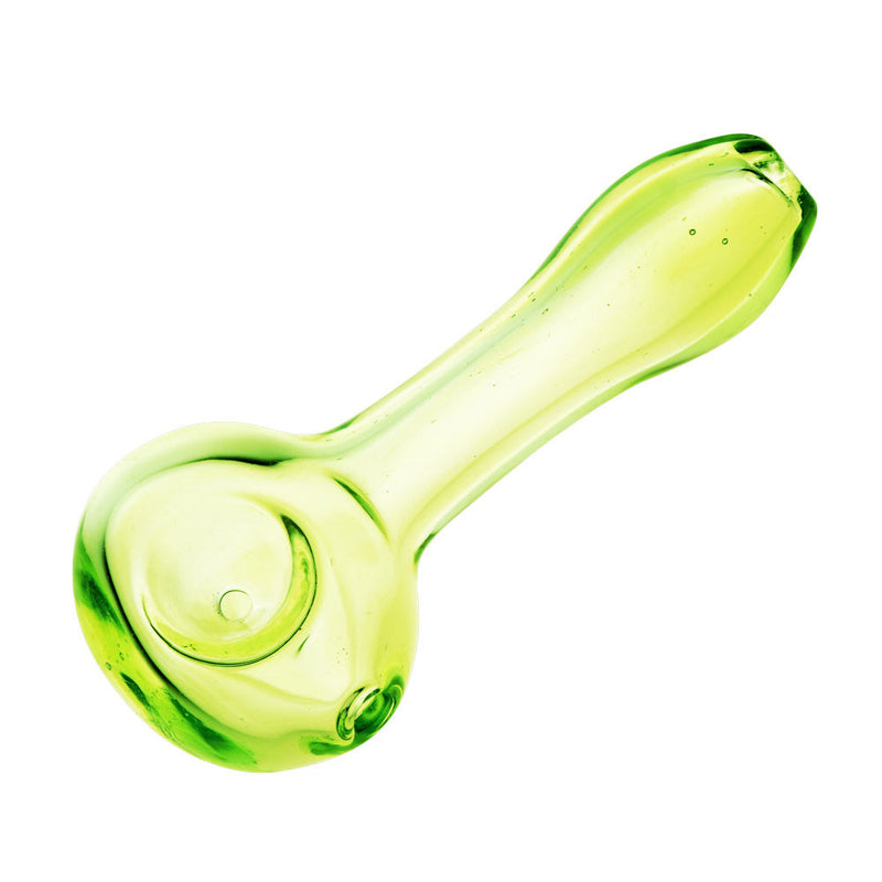 Translucent Spring Green Spoon Pipe - 4.25" - Headshop.com