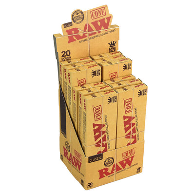 RAW Classic Cone | 20pk | 12pc Display - Headshop.com