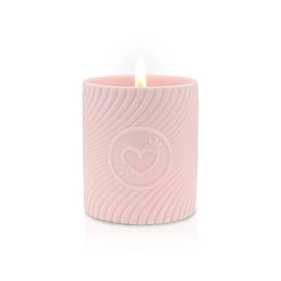 HighOnLove Pink Massage Candle Strawberries & Champagne - Headshop.com