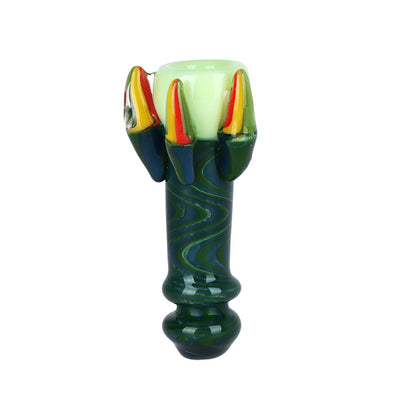 Goblin Claw Goblet Wig Wag Glass Chillum - 3.25"