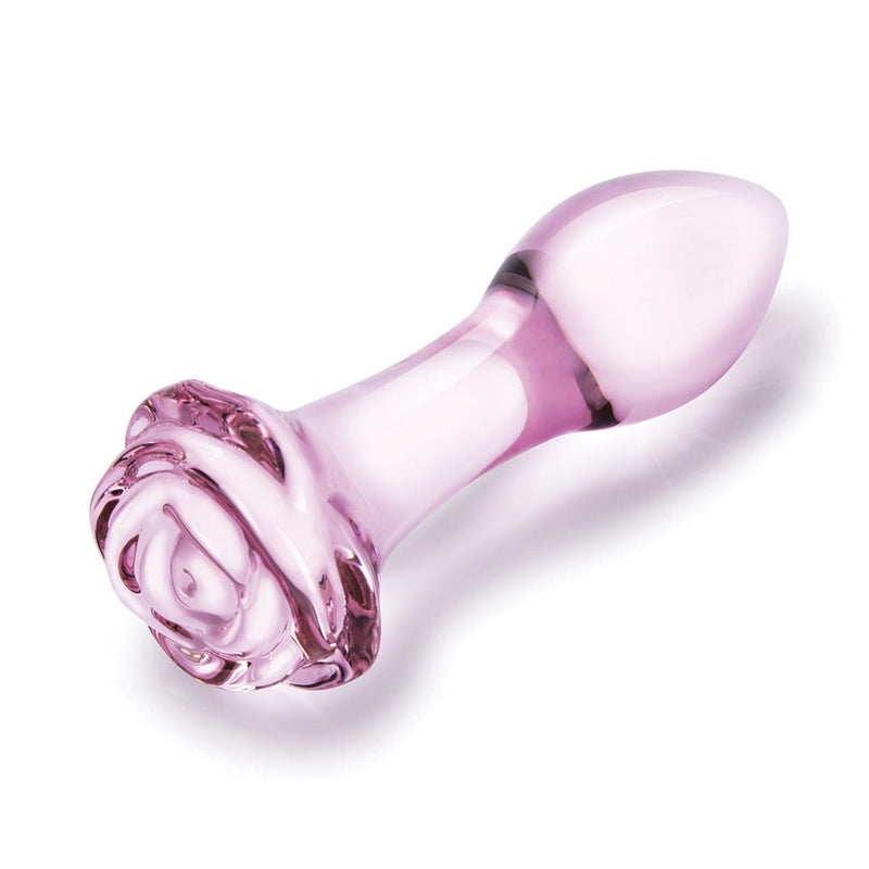 Glas Rosebud 3-Piece Glass Anal Plug Set