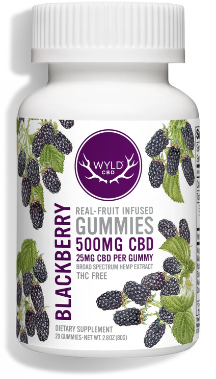 WYLD  CBD Real Fruit Infused CBD Gummies (50MG - 1000MG) - Headshop.com