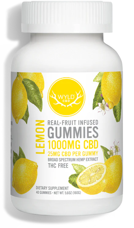 WYLD  CBD Real Fruit Infused CBD Gummies (50MG - 1000MG) - Headshop.com