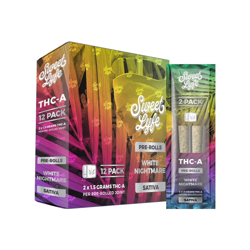 Sweet Lyfe THC-A Joints - 2 Pcs White Nightmare (Sativa) - Headshop.com