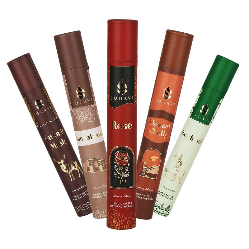 SONAVI Luxury Edition Handcrafted Incense Sticks | 50g Tube