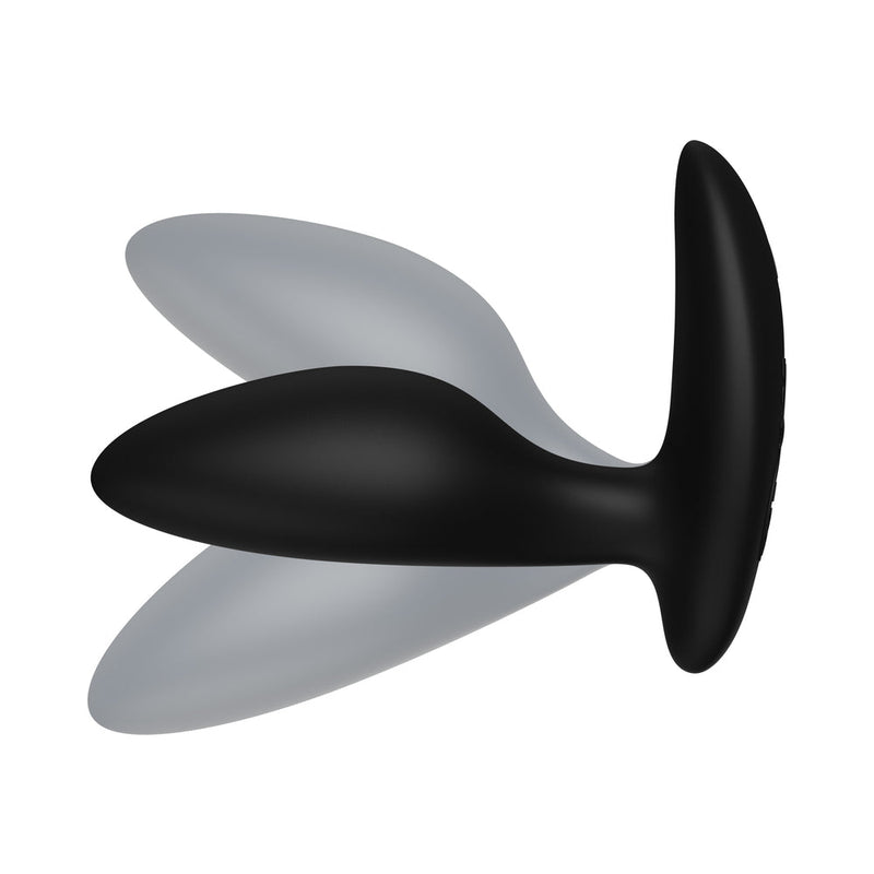 We-Vibe Ditto+ Rechargeable Remote-Controlled Silicone Vibrating Anal Plug Satin Black