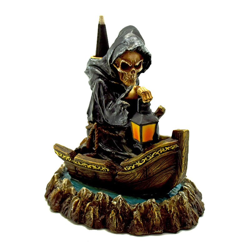 Grim Reaper Soul Deliverer Backflow Incense Burner - Headshop.com