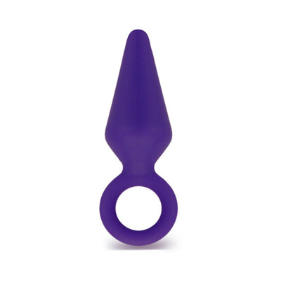 Blush Luxe Candy Rimmer Medium Silicone Anal Plug Purple