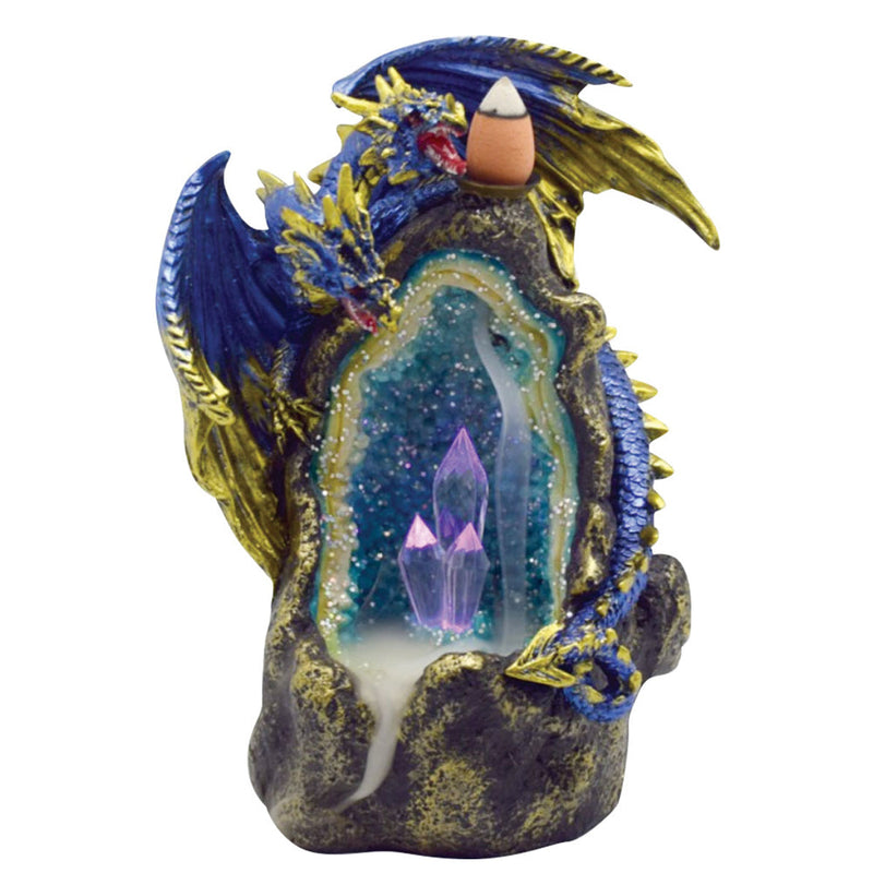 Dragon Backflow Incense Burner w/ LED - Headshop.com