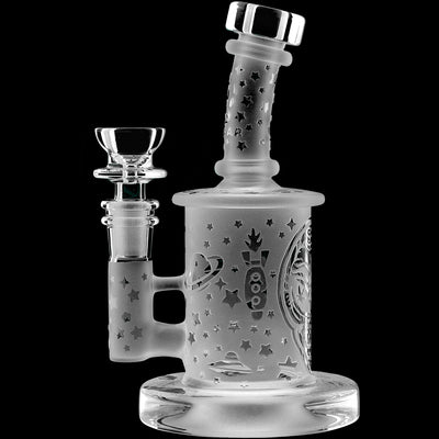 Calibear Sandblasted Flower Of Life Mini Can Bong - Headshop.com