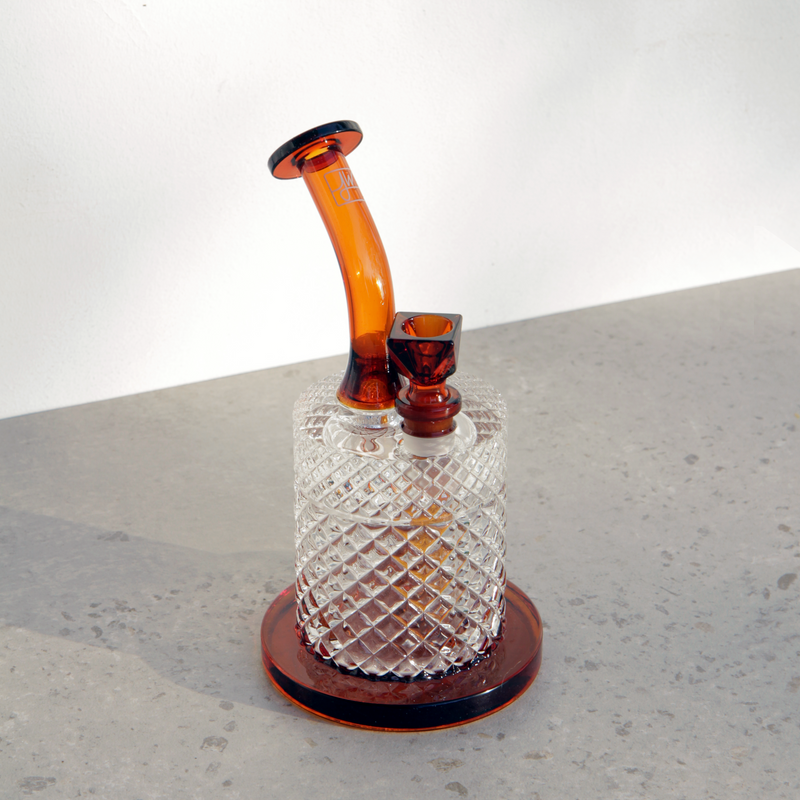 Jane West Twenties Collection Water Pipe | Amber - Headshop.com