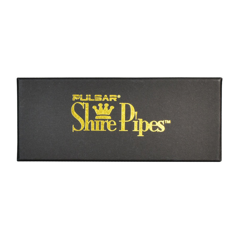 Pulsar Shire Pipes Engraved Brandy Cherry Tobacco Pipe - 5.5â€ / Figured Wood - Headshop.com