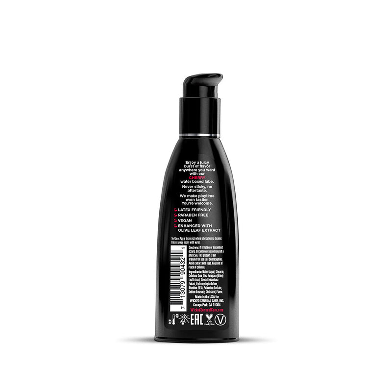 Wicked Aqua Cherry Water-Based Lubricant 2 oz.