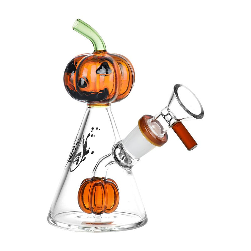 Pulsar Pleasant Pumpkin Pal Glass Water Pipe - 5.25" / 14mm F - Headshop.com