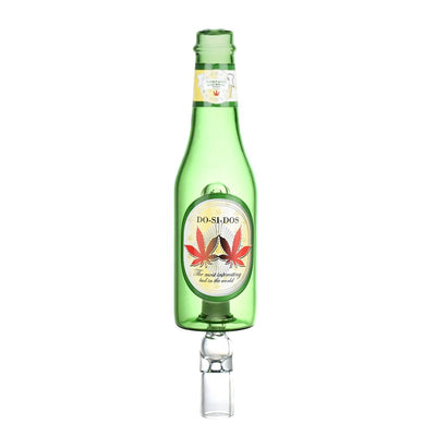 Dabtized Beer Burner Dab Straw & Dry Herb Pipe - 7.75" / 10mm F / Designs Vary - Headshop.com