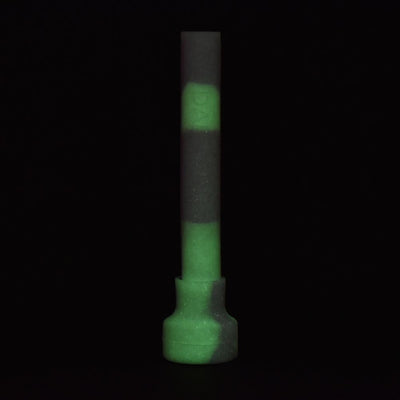 49CT DISPLAY - White Rhino Glow In the Dark Dabtainer - 5.3" - Headshop.com