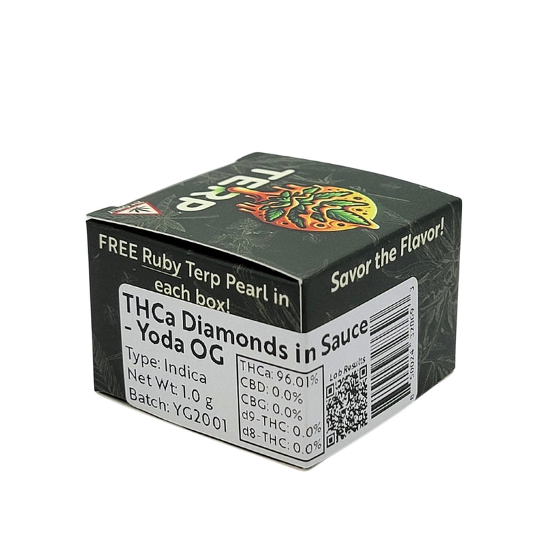 Diamonds in Sauce THCA Concentrate | Yoda OG (Indica) | 1 gram - Headshop.com