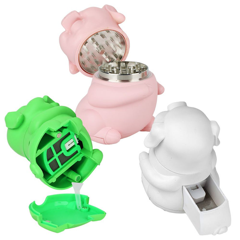 Happy As A Pig In Slop Aluminum Grinder - 4pc / 1.75" / Colors Vary