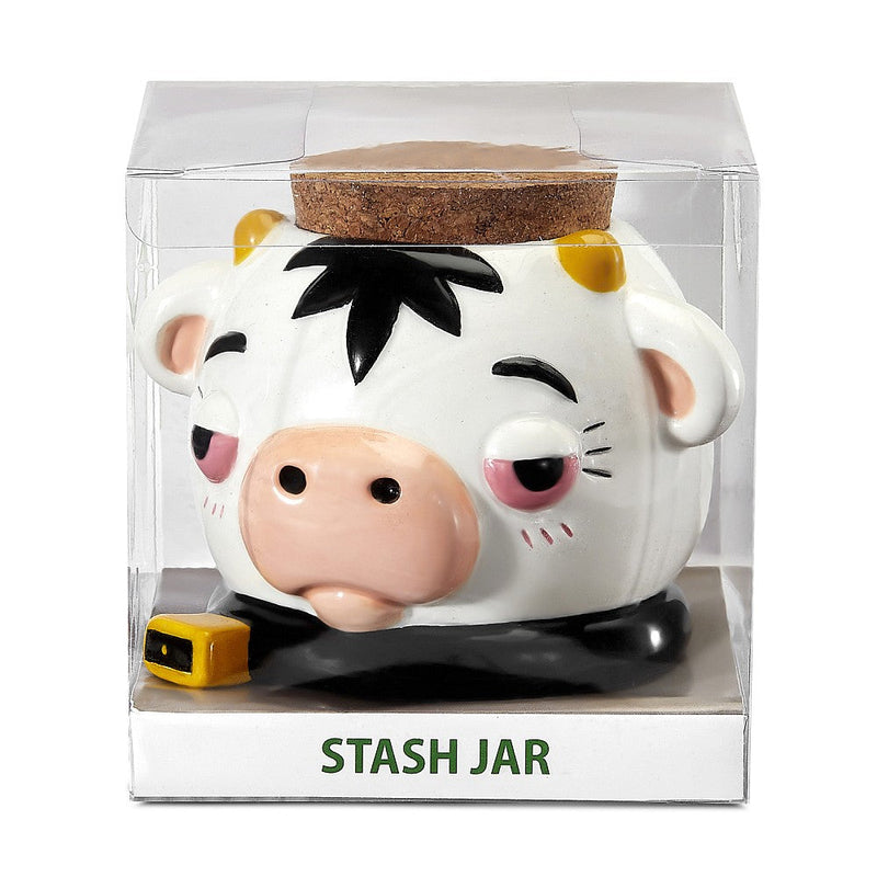 Cow stash jar