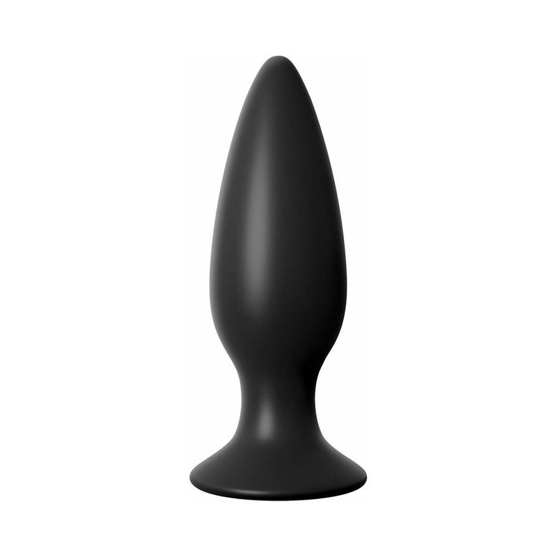 Pipedream Anal Fantasy Elite Collection Large Rechargeable Vibrating Silicone Anal Plug Black