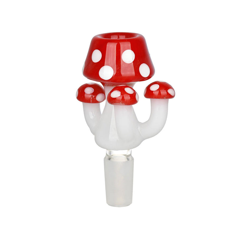 Shroom Family Herb Slide - 14mm M / Red - Headshop.com