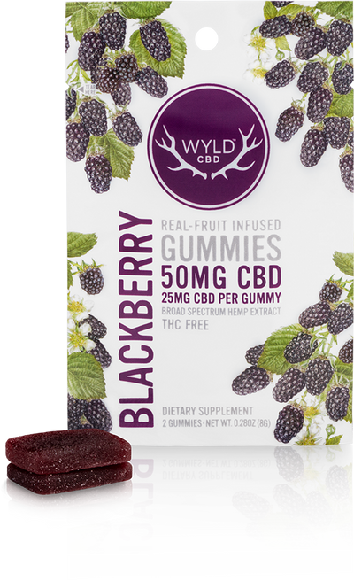 WYLD  CBD Real Fruit Infused CBD Gummies (50MG - 1000MG) - Headshop.com